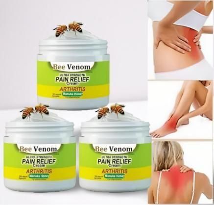Bee Venom Joint and Bone Therapy Cream {Fast Relief} (Pack of 3)